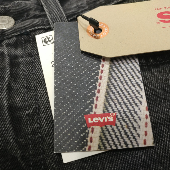 Levis Women`s Wedgie High Rise Selvedge Jeans 26 - Picture 4 of 8